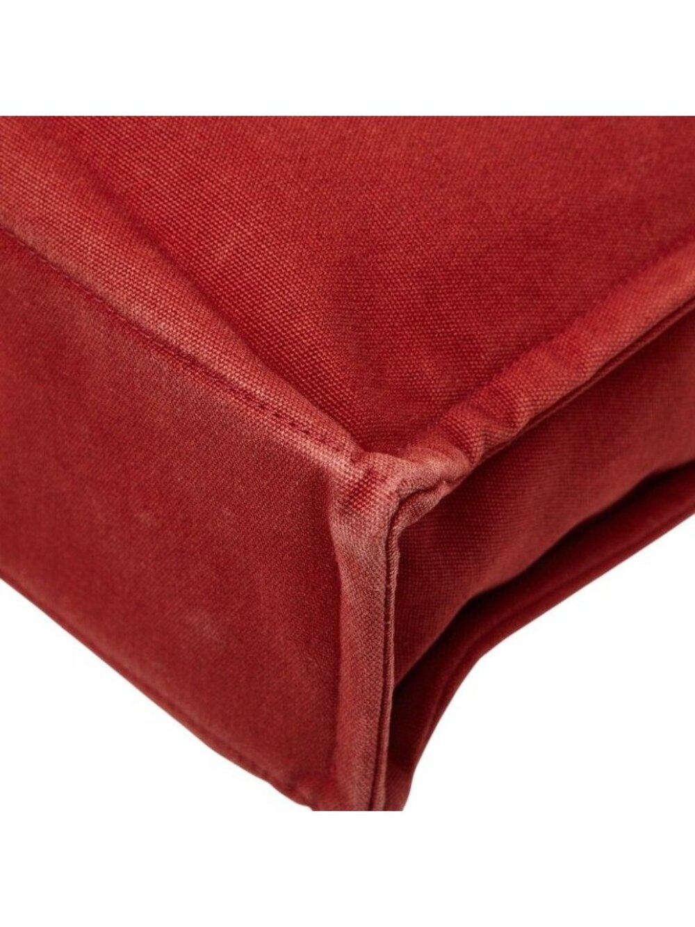 Hermes Fourre Tout MM Tote Red Canvas - Picture 4 of 10